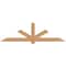 Ekena Millwork Kennewick Timber Gable Bracket, Western Red Cedar, 96"W x 28"H x 1 1/2"D x 5 1/2"F, 7/12 Pitch GBW096X28X0206KEN00SWR - alternate 1